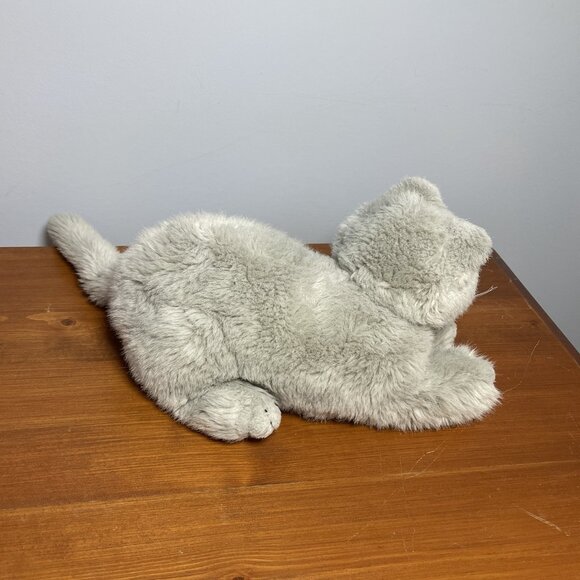 Vintage Geoffrey Toys R Us 1994 Grey Cat Plush - Picture 2 of 6